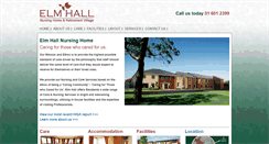 Desktop Screenshot of elmhallnursinghome.com